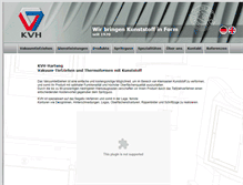 Tablet Screenshot of kvh-hartung.de